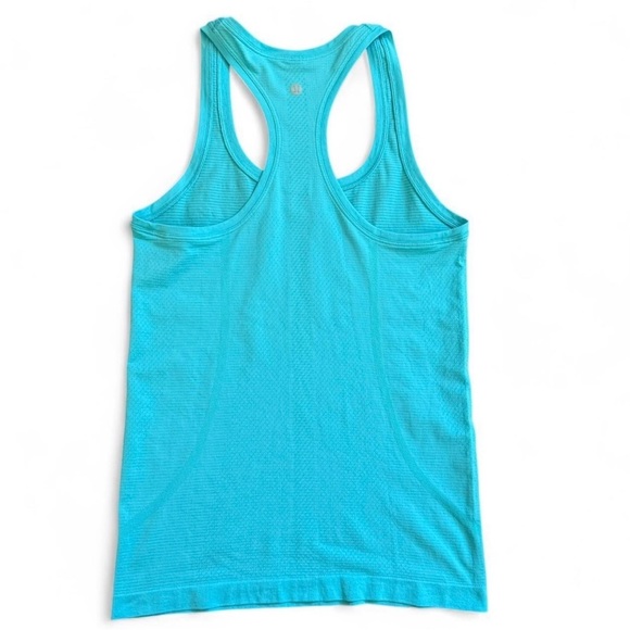 Lululemon Swiftly Tech Racerback Tank Turquoise Scottsdale 10K Tour Top Size 2 - Picture 3 of 6